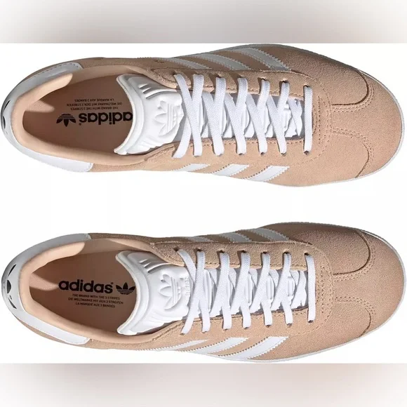 adidas Originals Women's Gazelle Shoes tan Size 9.5 - Picture 3 of 7